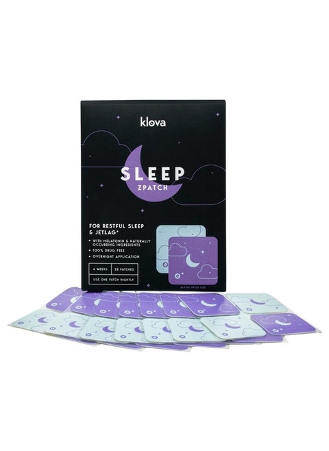 Sleep Patches with Melatonin, Valerian, GABA and naturally occurring ingredients - Sleep aid alternative with easy, overnight application that helps promote higher quality restorative deep sleep