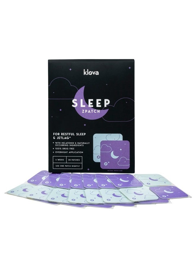 Sleep Patches with Melatonin, Valerian, GABA and naturally occurring ingredients - Sleep aid alternative with easy, overnight application that helps promote higher quality restorative deep sleep