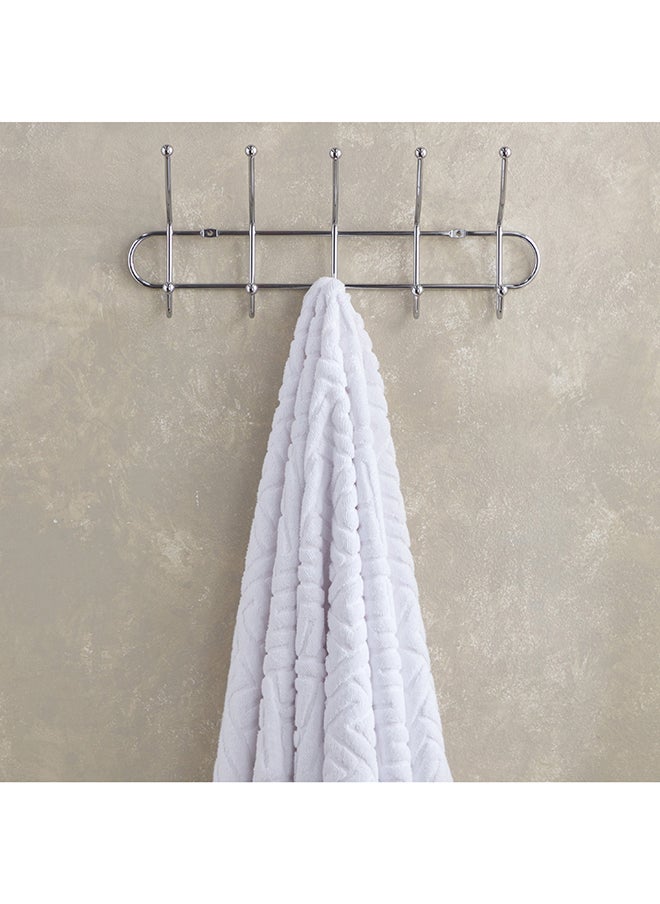 Meknes Lurex Patterned Cotton Bath Towel 140 x 70 cm