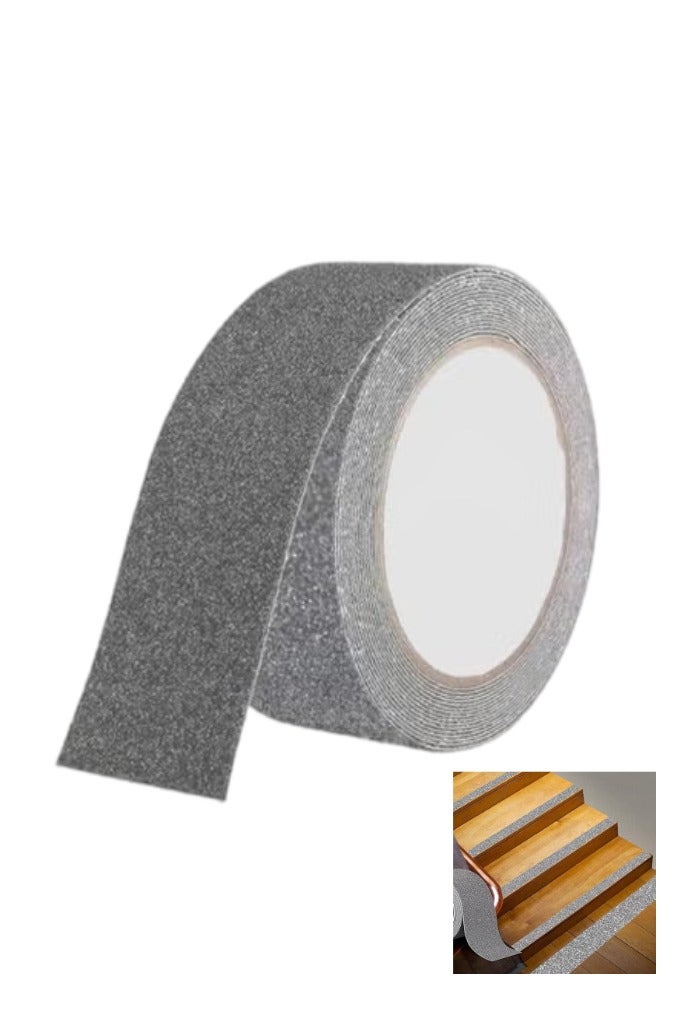 1 Piece Frosted Non-Slip Tape, Non-Slip Tape, Stair Grip Tape, Friction Tape, Stair Non-Slip Grip Tape, Grip Tape Roll, Waterproof Grip Tape (2 inches x 16.5 feet) - Image 1