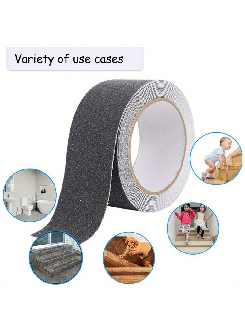1 Piece Frosted Non-Slip Tape, Non-Slip Tape, Stair Grip Tape, Friction Tape, Stair Non-Slip Grip Tape, Grip Tape Roll, Waterproof Grip Tape (2 inches x 16.5 feet) - Image 5