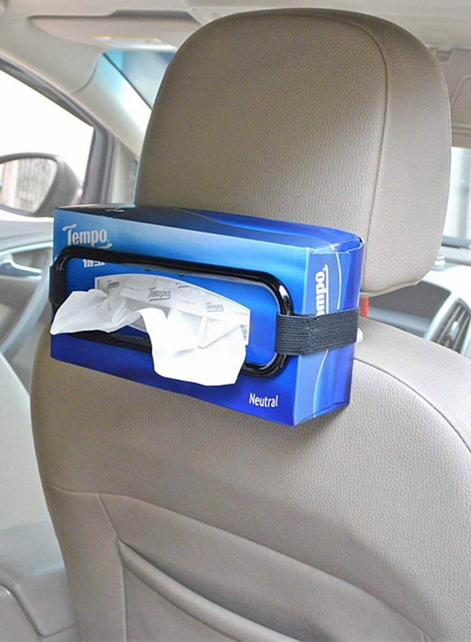 AL SANIDI Car Tissue Holder Car Paper Towel Holder Black  - Image 3