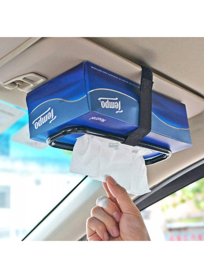 AL SANIDI Car Tissue Holder Car Paper Towel Holder Black  - Image 5