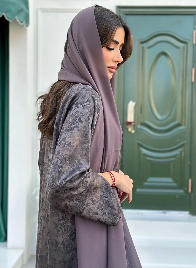 Fennah Jakard crepe A cut style abaya
