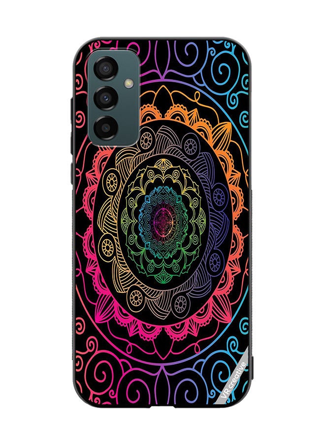 VR CREATIVE Protective Case Cover For Samsung Galaxy F23 Mandala Design Multicolour - Image 1