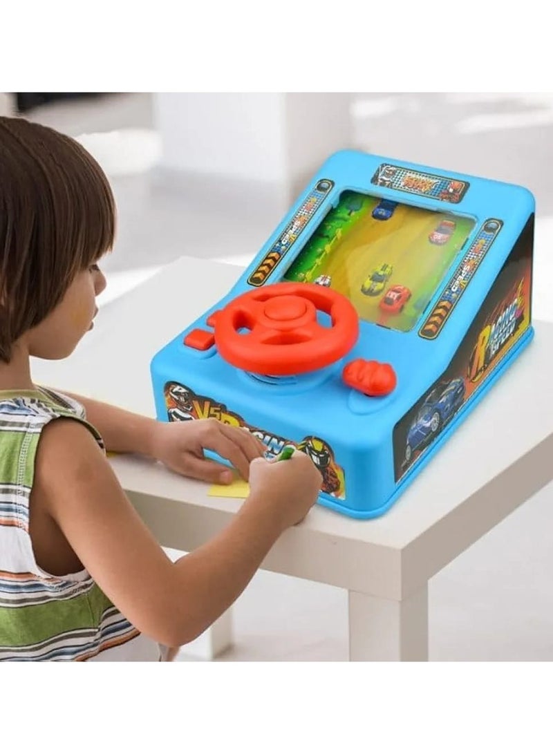 Breakthrough Toy Steering Wheel, Breakthrough Big Adventure Electric Sports Simulation Drive Toy Racing Game Machine, 11 Different Levels, Exciting Acceleration and Sound Effects - Image 1