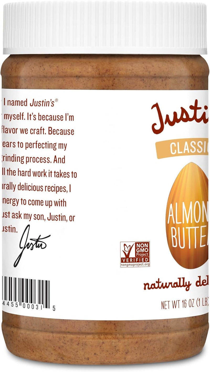 Justin's Classic Almond Butter 16 oz - Image 4