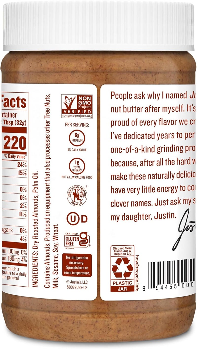 Justin's Classic Almond Butter 16 oz - Image 5