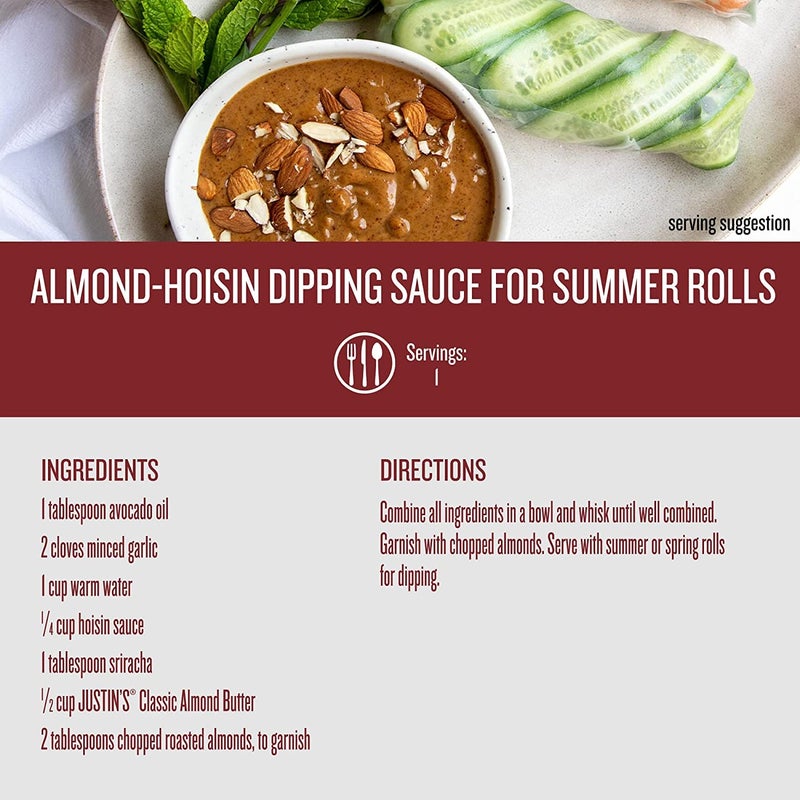 Justin's Classic Almond Butter, Only Two Ingredients, No Stir, Gluten-free, Non-GMO, Keto-friendly, Responsibly Sourced, 16 Ounce Jar, Pack of 1 - Image 5