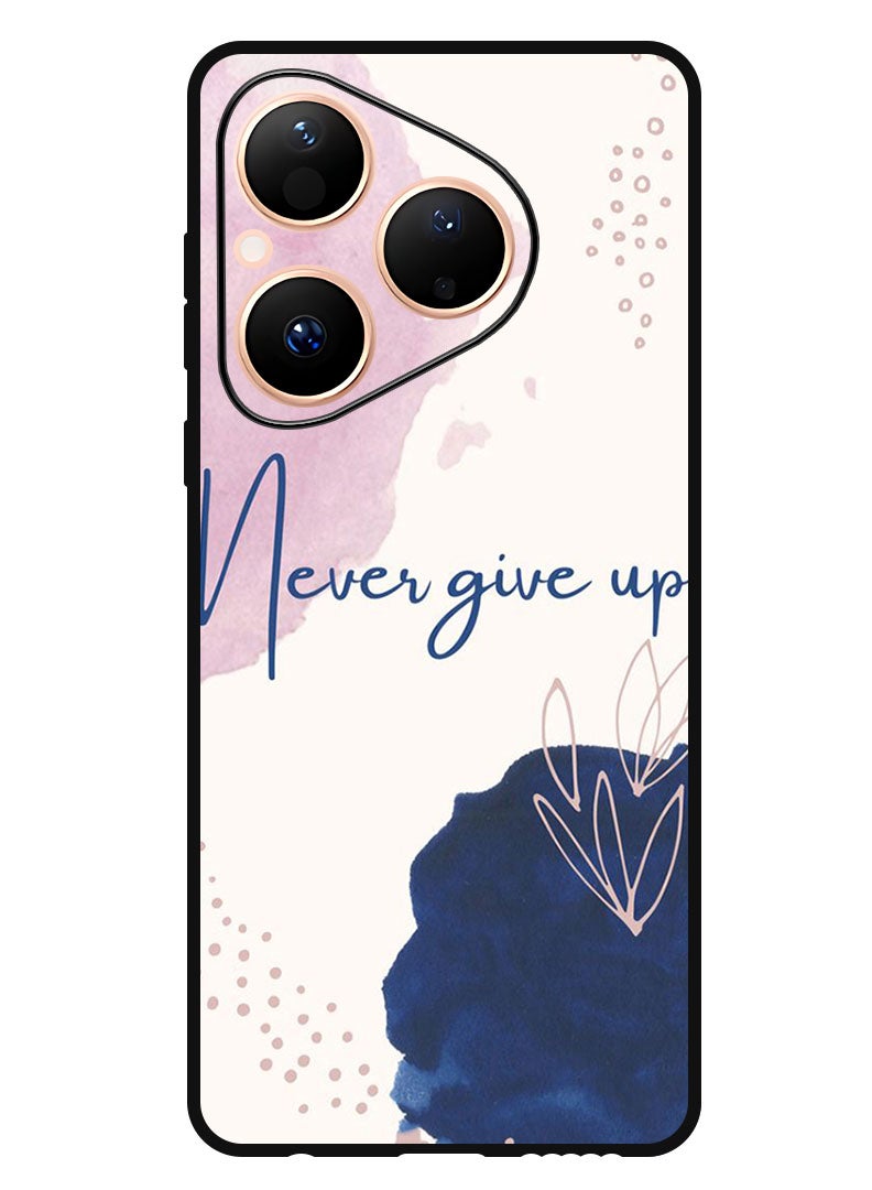Theodor Case Compatible with Huawei Pura 80 6.6 Inch Protection Shockproof Bumper Cover Never Give up - Image 1