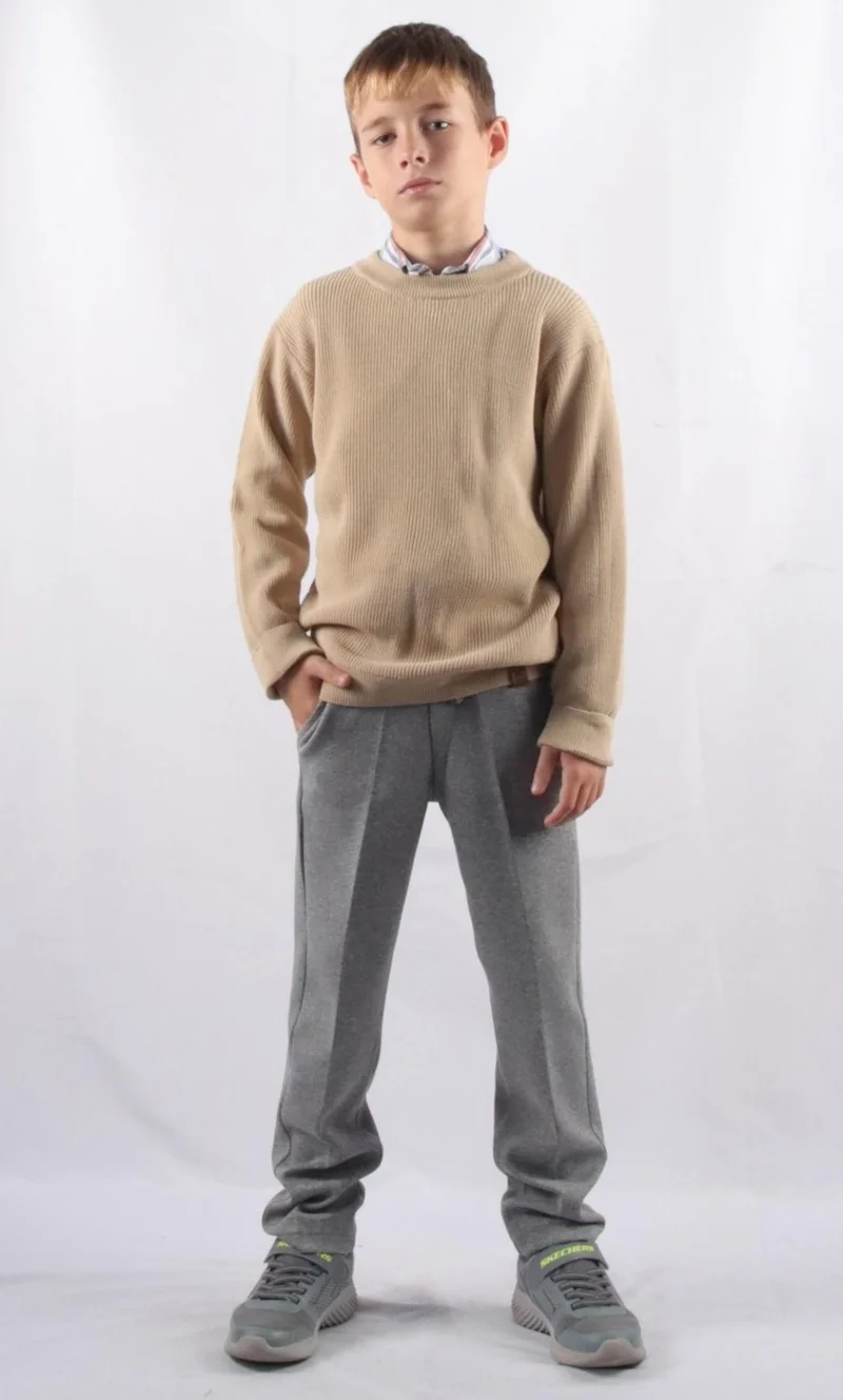 الكسندر جاردي Crew Neck Knitwear Sweater (C23-7100)