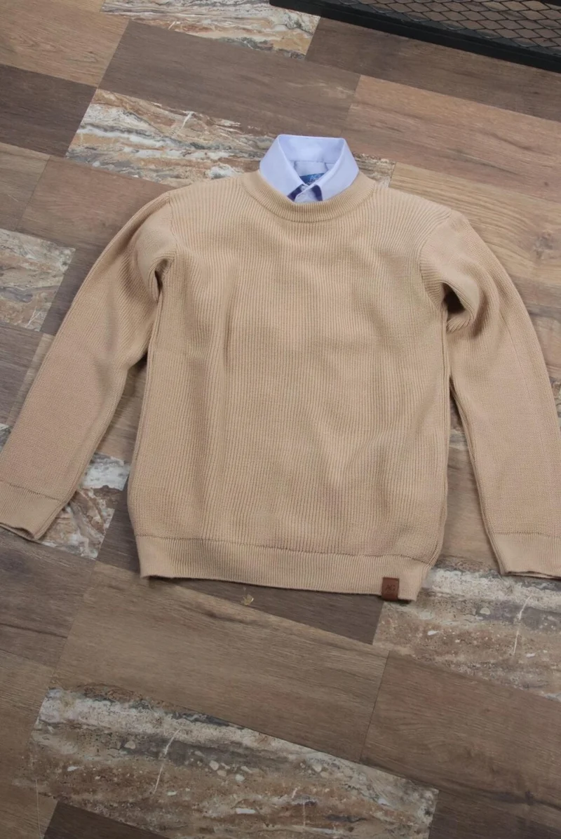 الكسندر جاردي Crew Neck Knitwear Sweater (C23-7100)