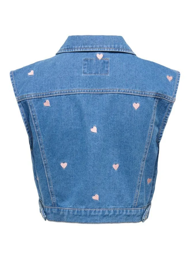 Only Onlvega Sleeveless Heart  Waistcoat