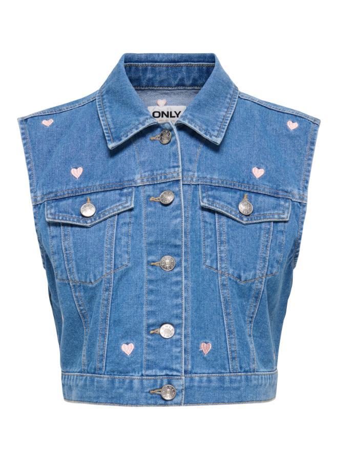 ONLY Onlvega Sleeveless Heart  Waistcoat - Image 3