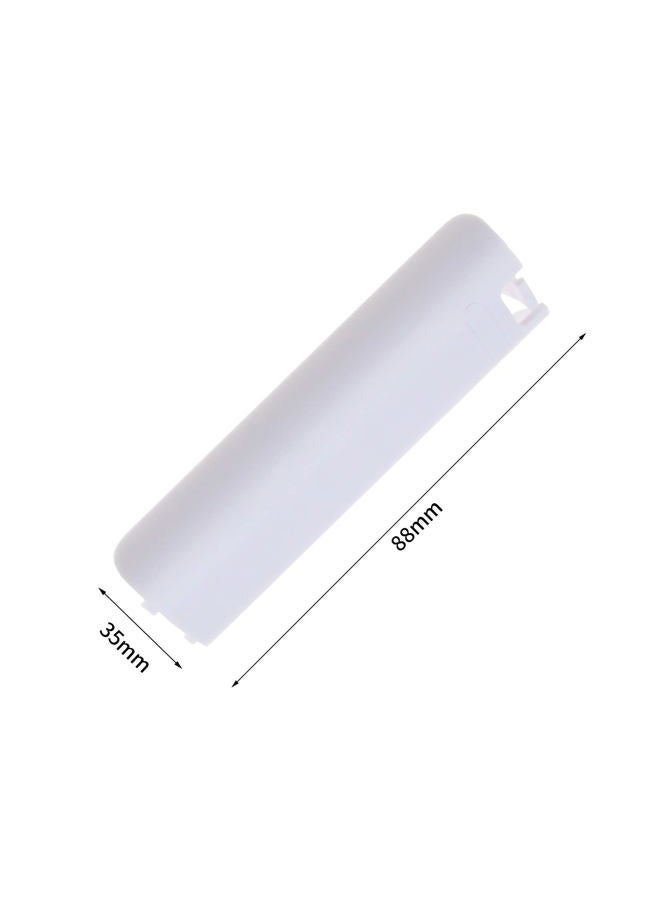 Create idea 4PCS Battery Back Door Cover Shell Compatible with Nintendo Wii Remote Controller Replacement Plastic Battery Lid White - Image 5