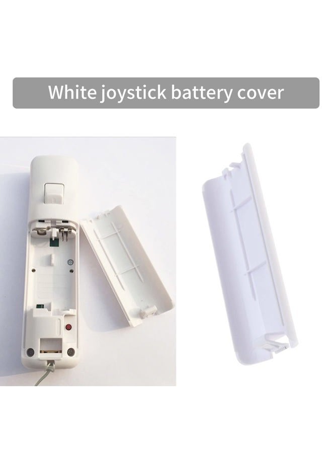 Create idea 4PCS Battery Back Door Cover Shell Compatible with Nintendo Wii Remote Controller Replacement Plastic Battery Lid White - Image 2