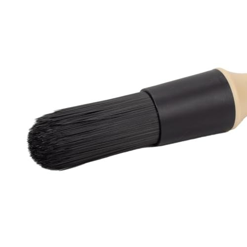 Maxshine Large Off-White Professional Exterior Detailing Brush – Stiff Bristle Wheel & Rim Brush – Heavy-Duty Detailing Tool for Tires, Wheels & Exterior Car Care - Image 3