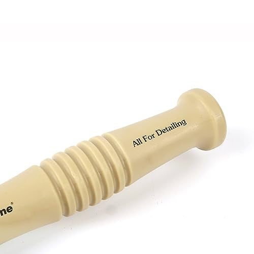 Maxshine Large Off-White Professional Exterior Detailing Brush – Stiff Bristle Wheel & Rim Brush – Heavy-Duty Detailing Tool for Tires, Wheels & Exterior Car Care - Image 4