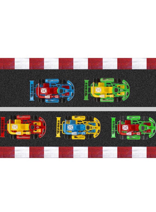 PROLOSO Pull Back Go Kart Friction Powered Racing Cars Kids Birthday Party Favors Goodie Bag Fillers Class Prizes Little Wind Up Vehicle Toys in Bulk 12PCS - Image 5