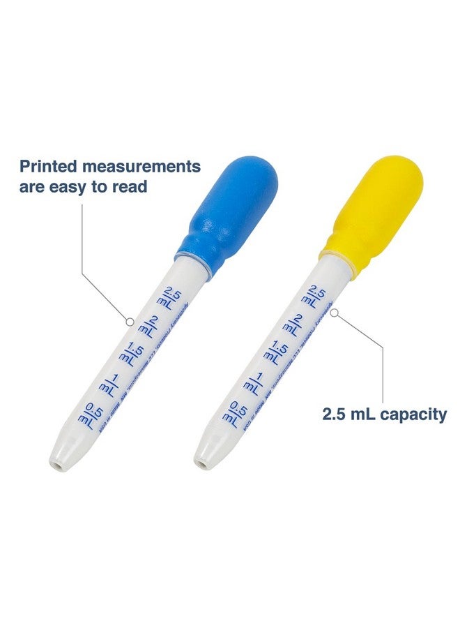 EZY DOSE Kids Oral Liquid Medicine Dropper, For Baby & Toddler, 2.5mL/0.5 TSP Capacity, Calibrated, Easy to Use with Precise Dosing, Color May Vary, BPA Free - Image 3