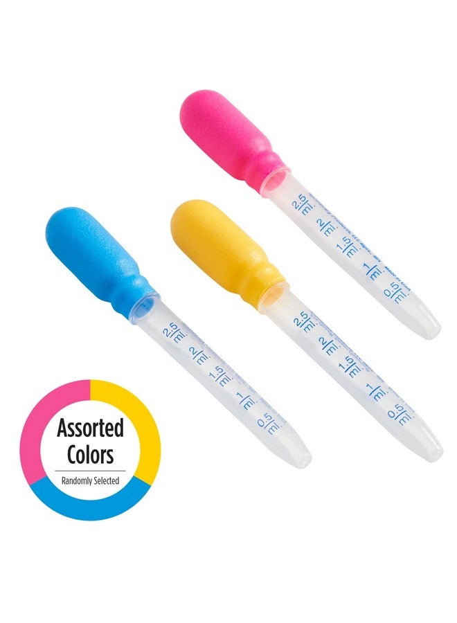 EZY DOSE Kids Oral Liquid Medicine Dropper, For Baby & Toddler, 2.5mL/0.5 TSP Capacity, Calibrated, Easy to Use with Precise Dosing, Color May Vary, BPA Free - Image 4
