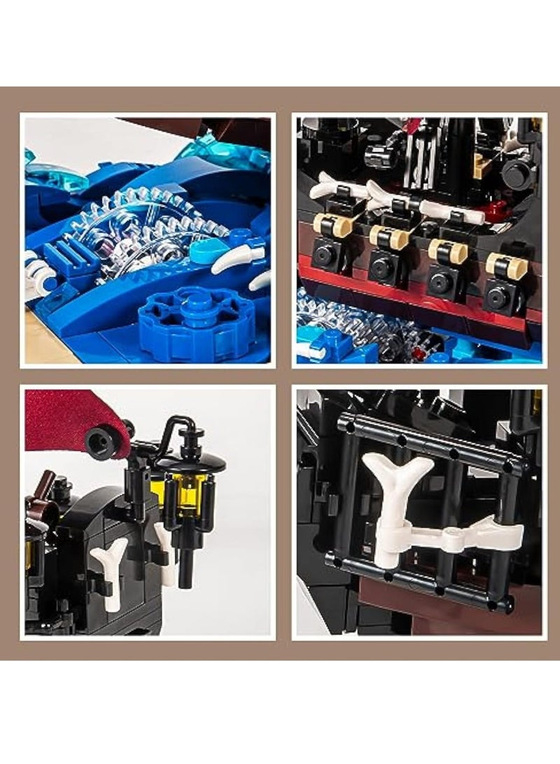 Zikra Queen Anne's Revenge Ship Grimoire Book Building Blocks Toy Set, Buildable Toy, Collectible, Gift for Adults and Kids (966 PCS) - Image 3