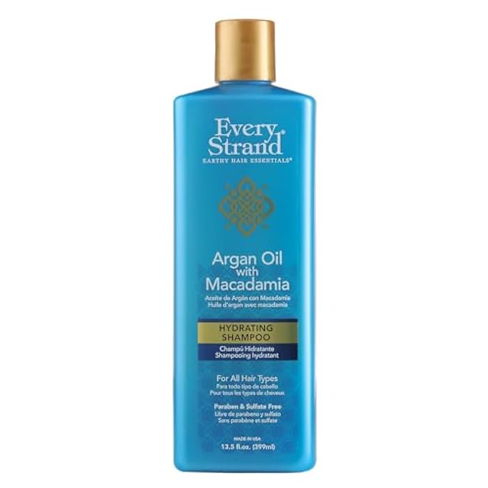 Every Strand Argan Oil With Macadamia Hydrating Shampoo 13.5 Ounce - Image 1