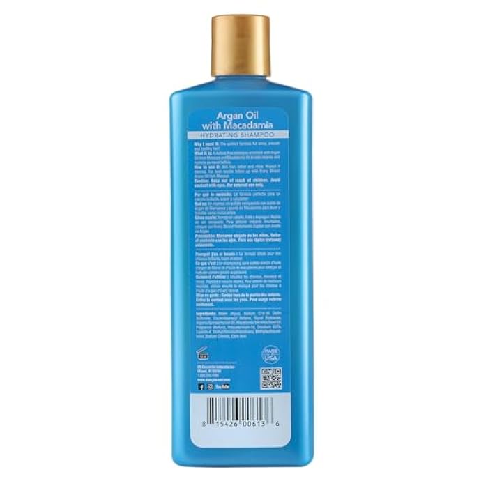 Every Strand Argan Oil With Macadamia Hydrating Shampoo 13.5 Ounce - Image 2