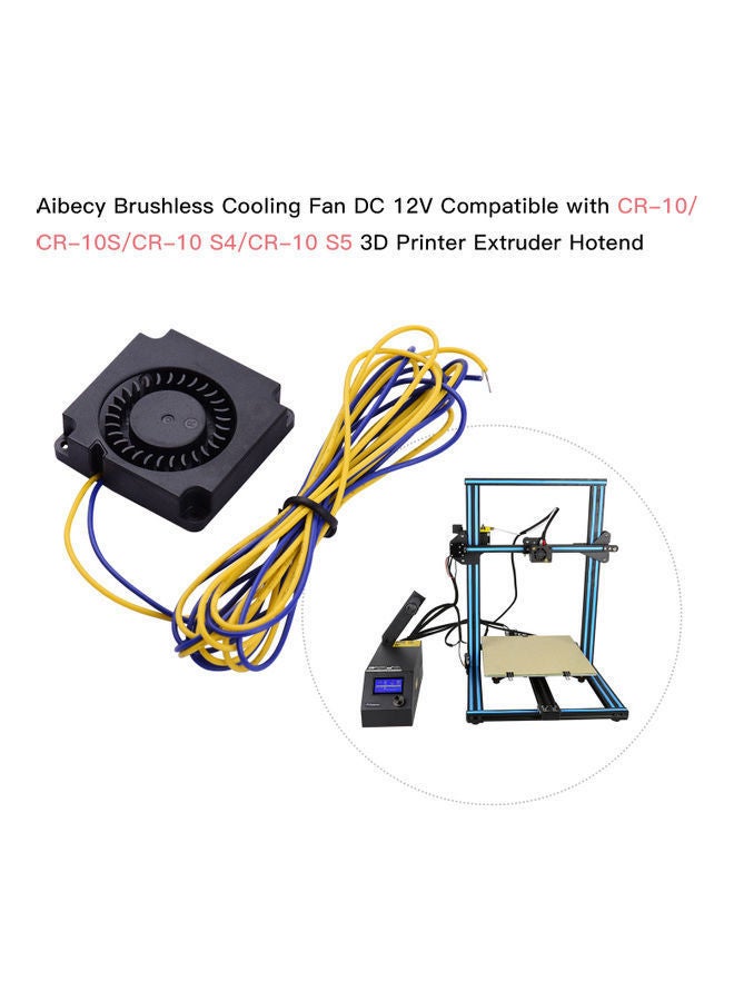 NIBEMINENT 2-Piece Cooling Fan 3D Printer Extruder Multicolour - Image 5