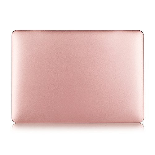 RUBAN Case Compatible with MacBook 12 Inch A1534 - Slim Snap On Hard Shell Protective Cover, Rose Gold - Image 3