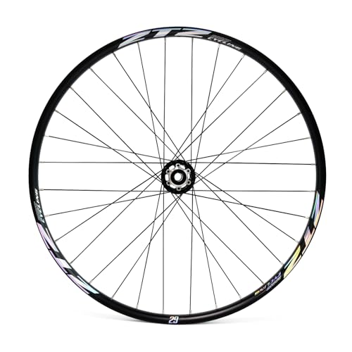 ZTZ 27.5"/29" Thru Axle Boost Mountain Bike Wheelset，Aluminum Alloy Rim 32H Bike Wheels，Front 15 * 110mm Rear 12 * 148mm Disc Brake MTB WheelSet，Fit 8-12 Speed Cassette (Only Front Wheel, 29 inch) - Image 1