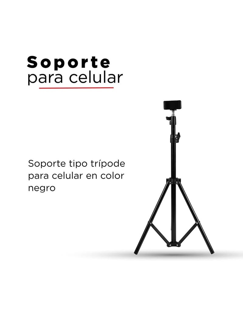 Adjustable Mobile Phone Tripod Stand Up to 3 Meters – Stable & Portable for Photography and Content Creation - Image 1