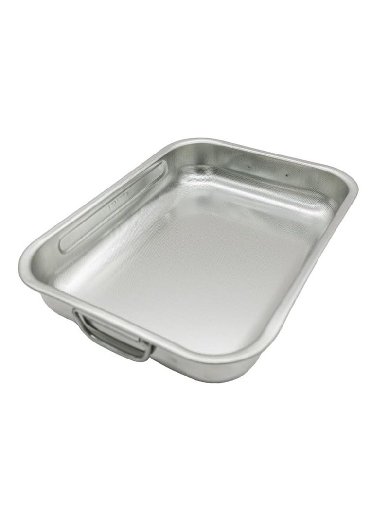 AKDC S/Steel Baking Dish Pan Silver Color 30x40 Cm - Image 2