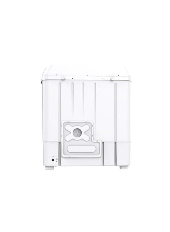 GENERAL SUPREME Semi-Automatic Washing Machine, Twin Tub, 6 kg, Powerful Motor, Rustproof Plastic Body ,White - Image 2