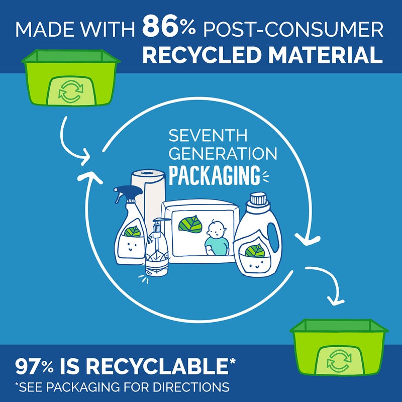 Seventh Generation Liquid Hand Soap Fragrance Free Free & Clean Unscented Hand Soap 12 Fl.oz, Pack of 8 - Image 5