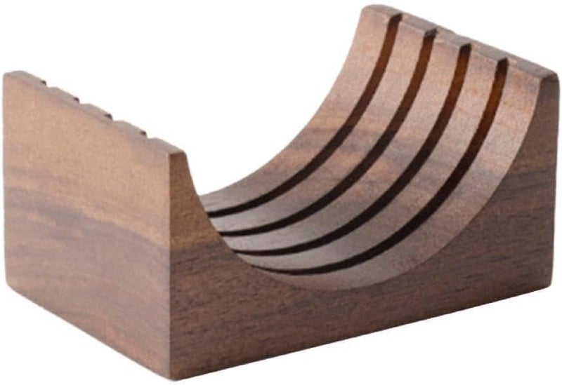 Galepromot Espresso-Puck Screen Walnut-Stand Coffee Reusable Filter for Espresso-Portafilter Holder Wooden-Stand for 51/53/58mm Coffee Filter Screen Holder Coffee Machine Part Accessories - Image 1