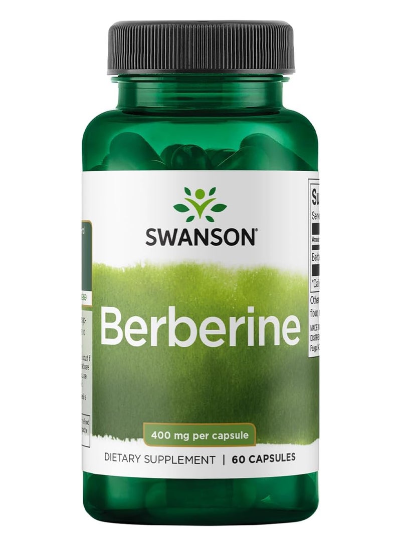 SWANSON Berberine 400 Mg 60 Capsules - Image 1