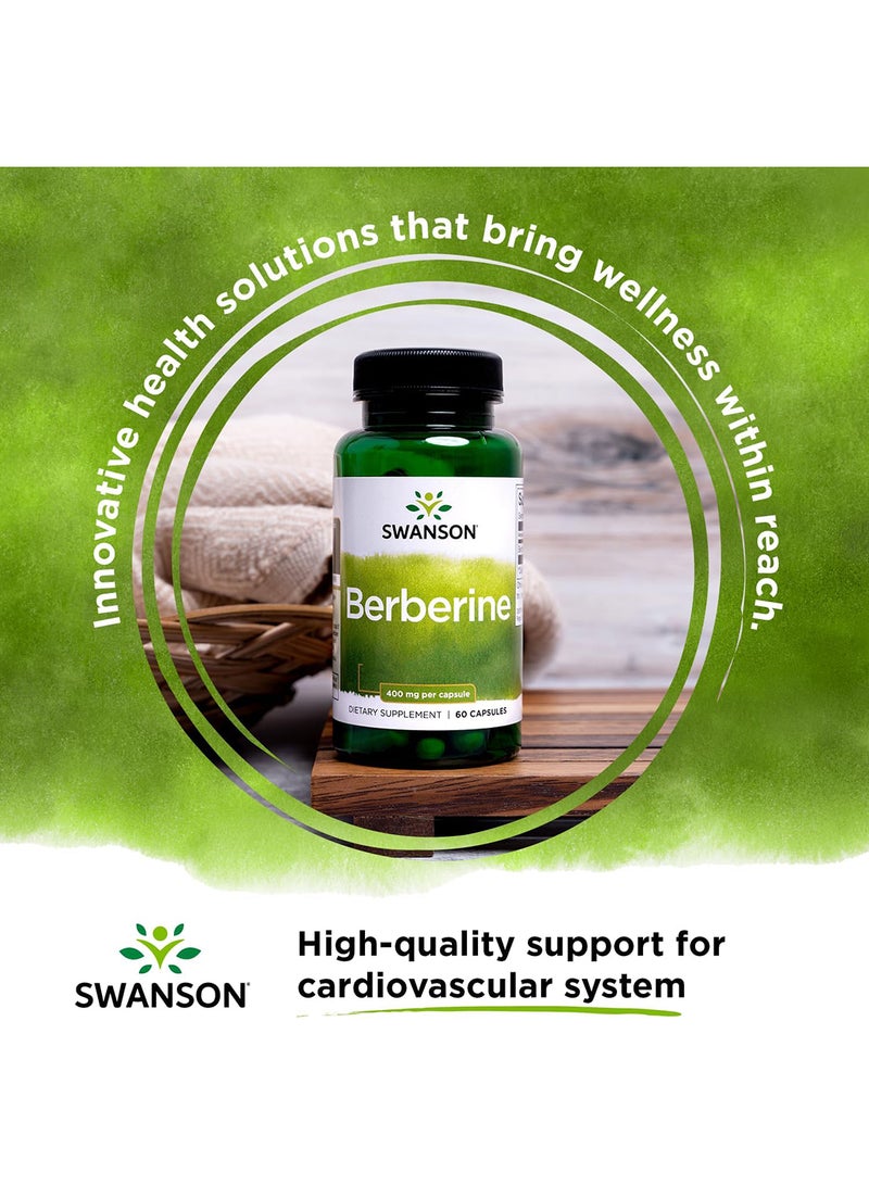 SWANSON Berberine 400 Mg 60 Capsules - Image 2