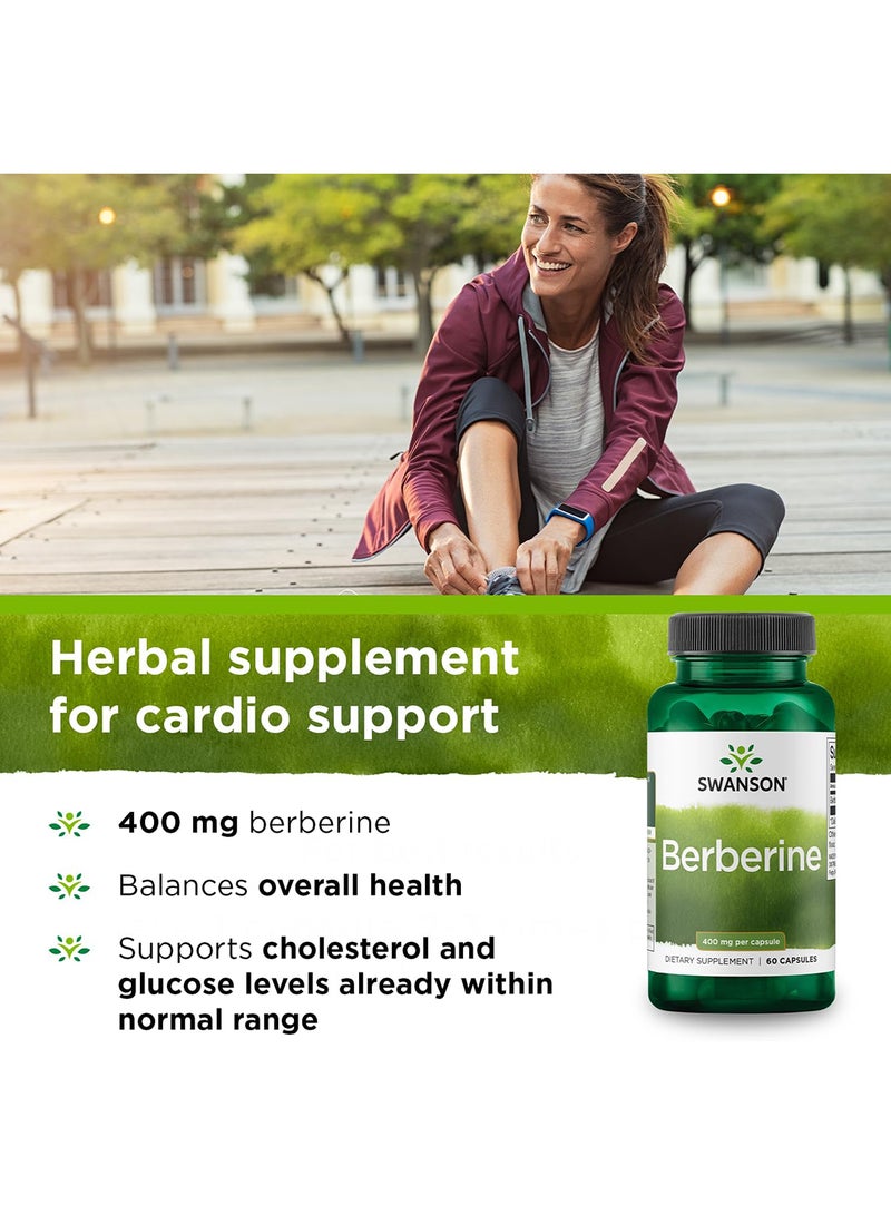SWANSON Berberine 400 Mg 60 Capsules - Image 3