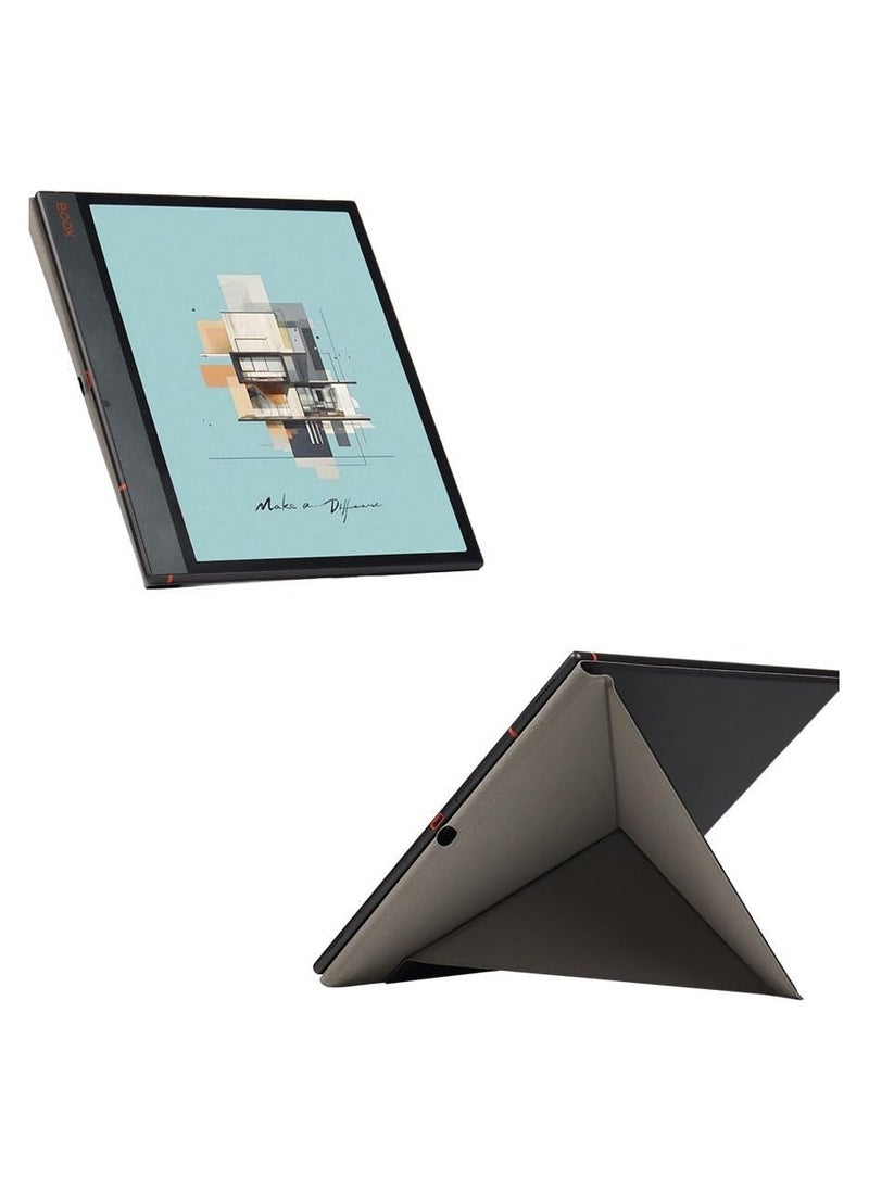 جنرال - غطاء رفيع مع خاصية الامتصاص المغناطيسي متوافق مع Onyx Boox Note Air 3 C/Note Air 3 بقياس 10.3 بوصة، مزود بقاعدة متعددة الطي وميزة الإيقاظ التلقائي/النوم لجهاز Boox Note Air3 C. - Image 1