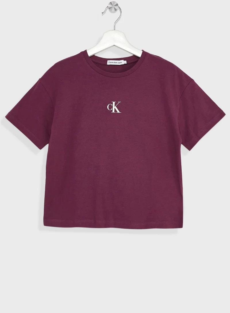 Calvin Klein Jeans Kids Crew Neck T-Shirt
