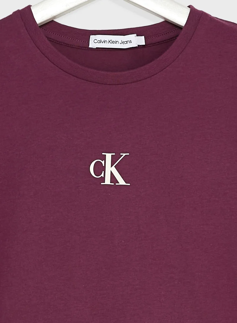 Calvin Klein Jeans Kids Crew Neck T-Shirt
