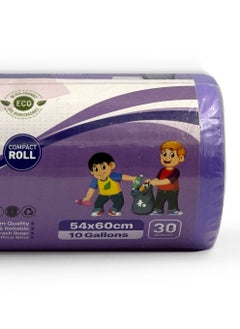 Tru Lavender Scented Garbage Bags Compact Roll 54x60cm 10 Gallon ( 30pc x 3 Rolls ) 90 bags  - Image 4