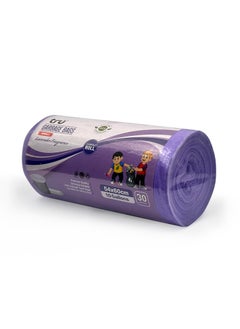 Tru Lavender Scented Garbage Bags Compact Roll 54x60cm 10 Gallon ( 30pc x 3 Rolls ) 90 bags  - Image 2