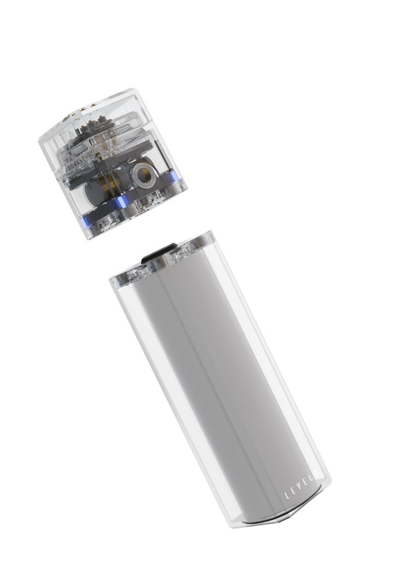 LEVELO 15000 mAh SwapCell PRO Power Bank 15000mAh with Accessories / Fast Charging Powerbank / Single Battery Cell & Head Included / Arc Lighter/ Torchlight Heads / 3 Battery Cells / Strong Magnetic Attachment - Transparent  - Image 3