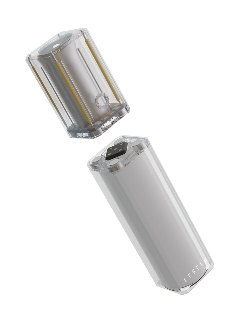 LEVELO 15000 mAh SwapCell PRO Power Bank 15000mAh with Accessories / Fast Charging Powerbank / Single Battery Cell & Head Included / Arc Lighter/ Torchlight Heads / 3 Battery Cells / Strong Magnetic Attachment - Transparent  - Image 5