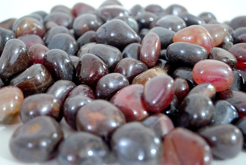 Schmick 3 Kg Maroon Onyx Pebbles Stones for Decoration Home Table Decor Decorative Stones and Pebbles Vase Fillers Stones 3 Kg Maroon Onyx - Image 3