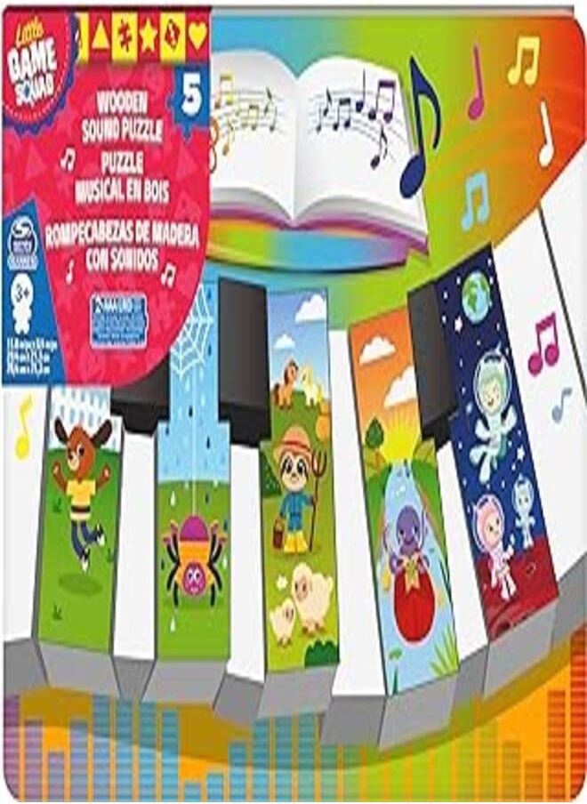 Spin Master Games Game Squad Piano Wood Sound Puzzle 