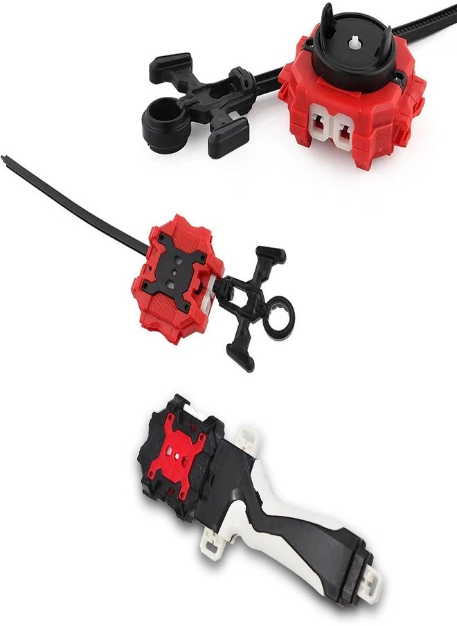 BeyBlade - Beyblade 4in1 Bey Spinning Tops with Fusion Burst Blade Battling Battle Gyros Set, with Launcher Handle Valkyrie&Achilles - Image 1