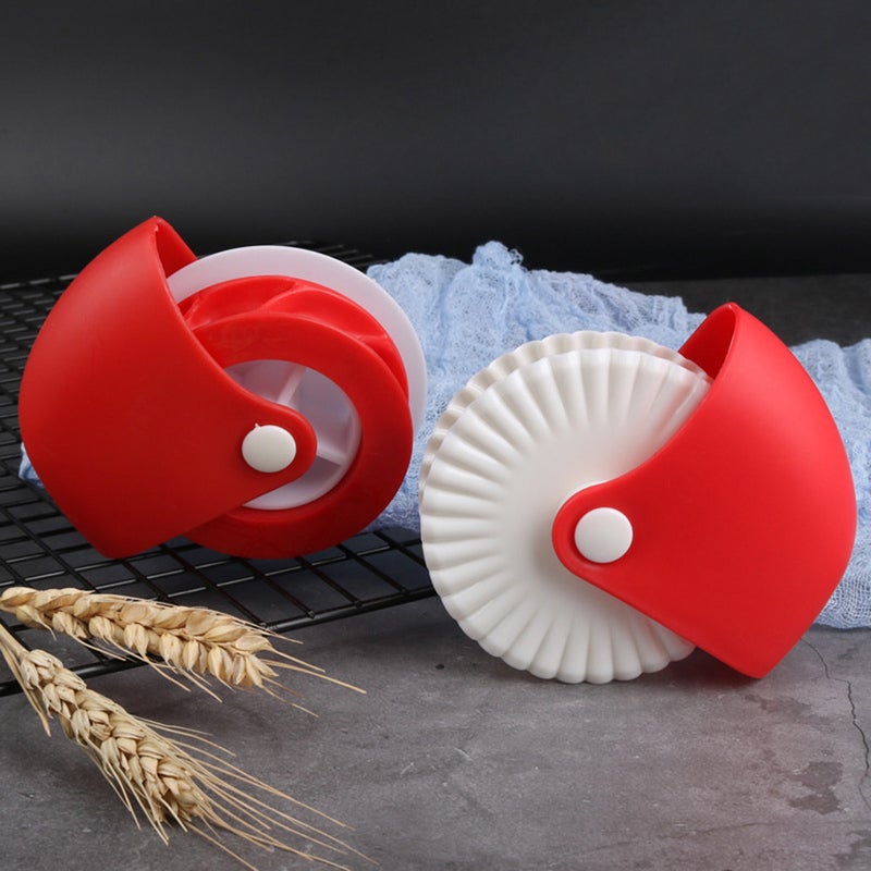 Pastry Wheel Cutter Pie Crust Decorator Pizza Pasta Scalloped Edges Decoration Baking Kitchen Tools - Image 4